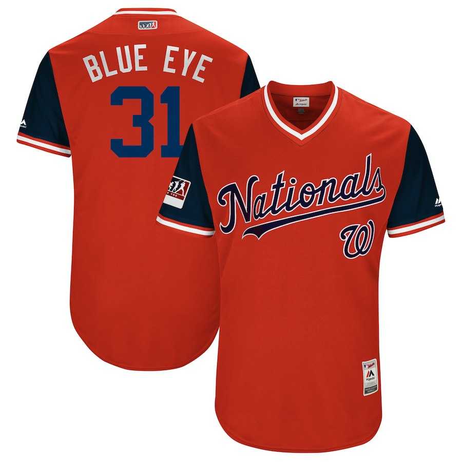 Nationals 31 Max Scherzer Blue Eye Red 2018 Players Weekend Stitched Jersey Dzhi,We sell and wholesale Nationals 31 Max Scherzer Blue Eye Red 2018 Players Weekend Stitched Jersey Dzhi on line form chian!